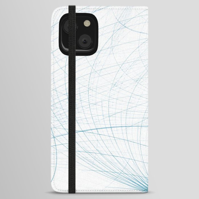 ABSTRACT SPACE TIME CONTINUUM. iPhone Wallet Case