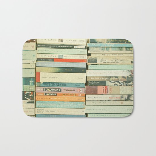 Bookworm Bath Mat
