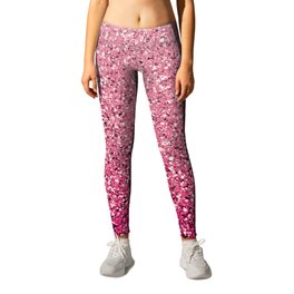 Pink Ombre Glitter Leggings | Graphicdesign, Glitterombre, Shimmeryglitter, Shimmer, Cyber, Pinkombre, Pinkglitter, Glittertexture, Glitter, Sparkles 
