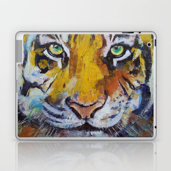 Tiger Psy Trance Laptop & iPad Skin