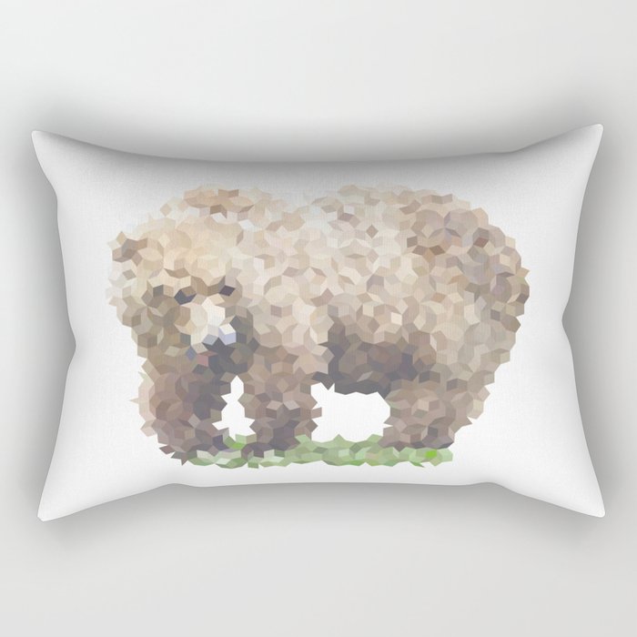 Penrose Tiling Bear Rectangular Pillow