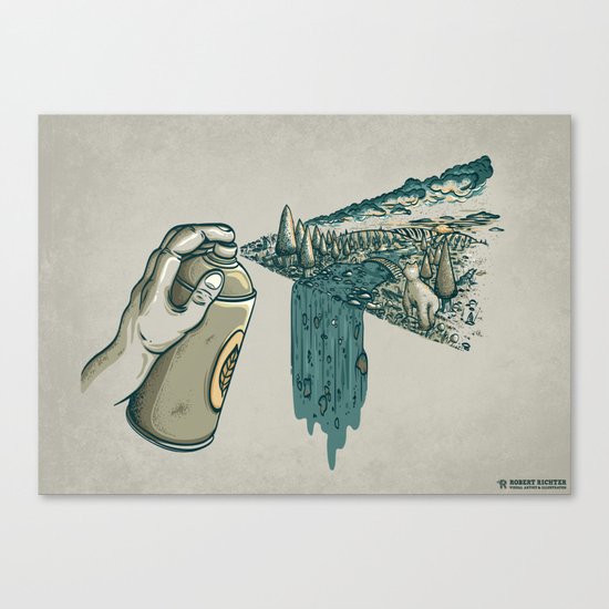 Nature Can Canvas Print