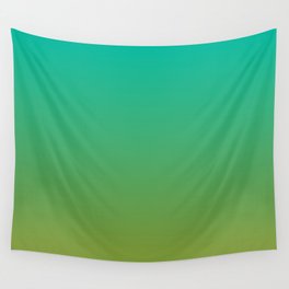 GREEN SHADES OMBRE PATTERN  Wall Tapestry