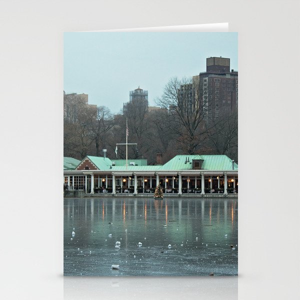 Frozen Boathouse Stationery Cards