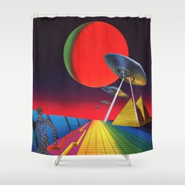Invaders Shower Curtain