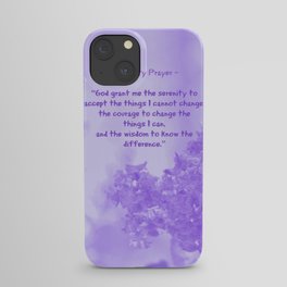 Serenity Prayer - V iPhone Case