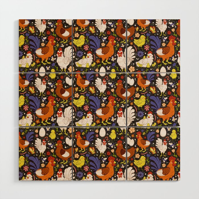 Spring Chicken - The Coop Wood Wall Art