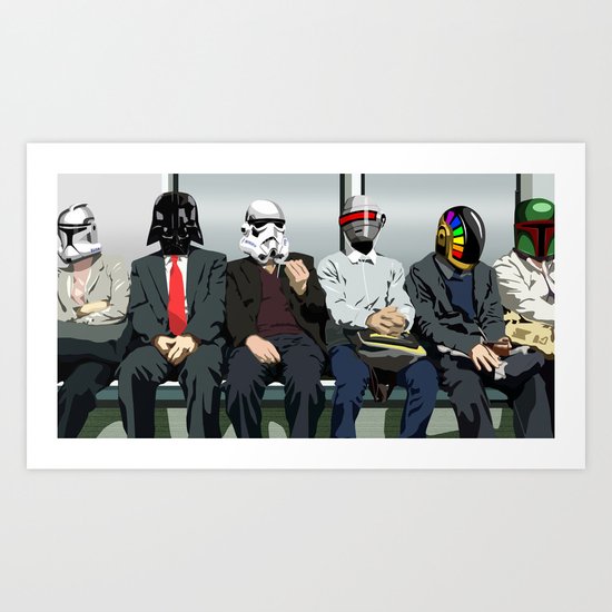 EVERYDAY COMMUTE Art Print