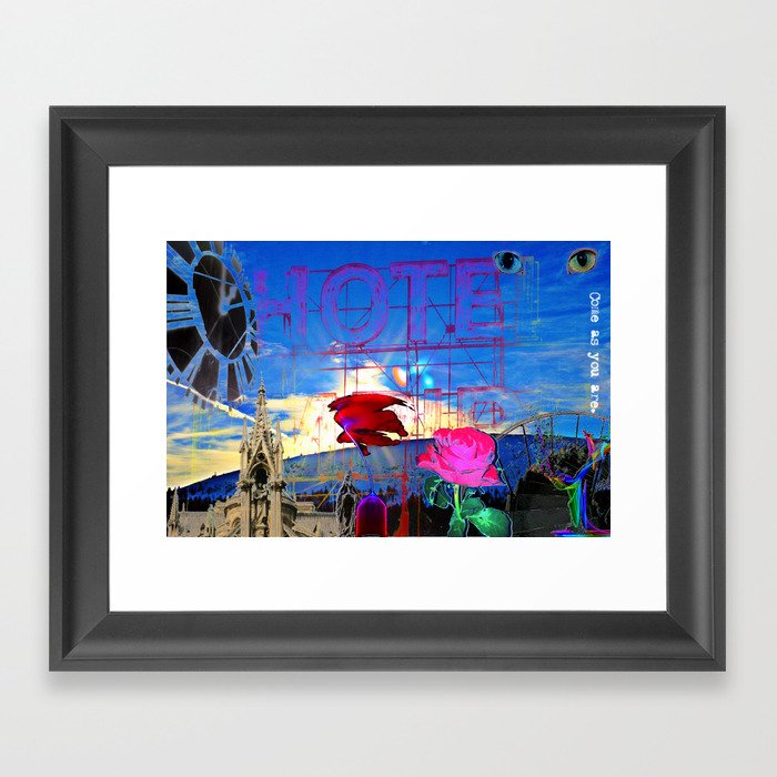 Come As You Are Framed Art Print