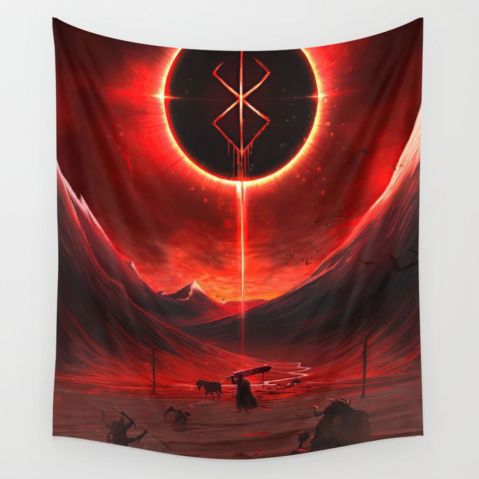 Berserker Armor Wall Tapestry