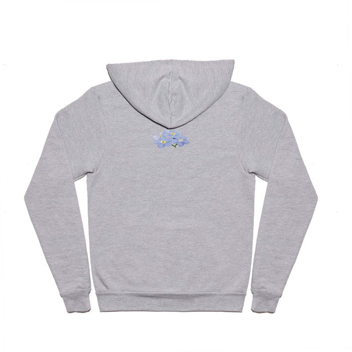 Forget Me Nots Low Poly Hoody