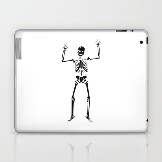 Dancing Skeleton. Laptop & iPad Skin
