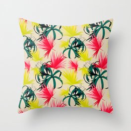 Floral Pattern Small Throw Pillow
