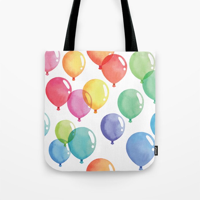 Balloons Pattern Tote Bag