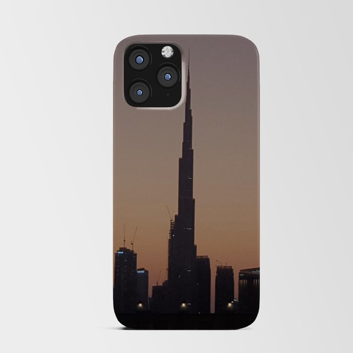 Burj Khalifa at Sunset iPhone Card Case