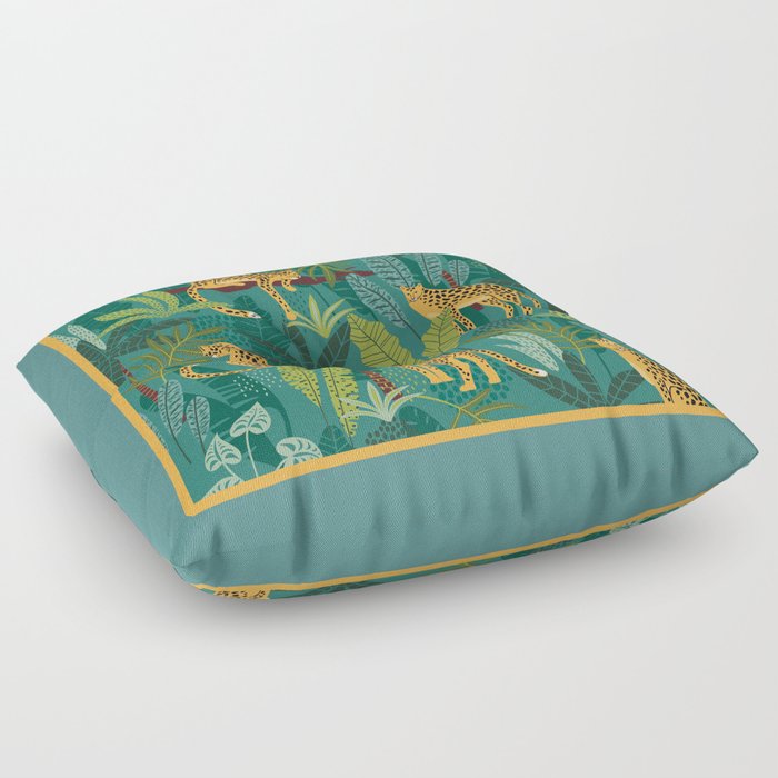 Designer Inspo Cheetah Jungle Love Floor Pillow