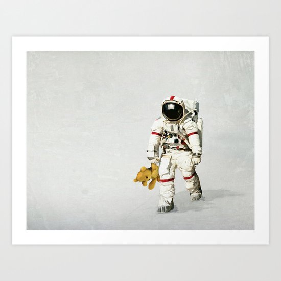 Space can be lonely Art Print