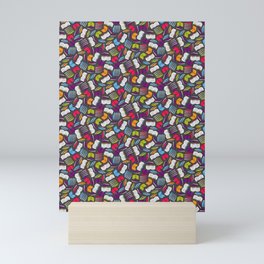 So Many Colorful Books... Mini Art Print