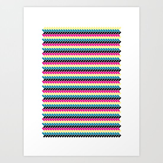 CMYK Art Print