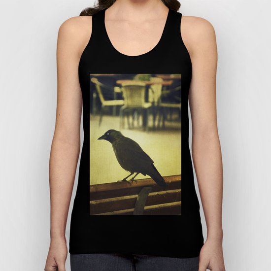 Watch the birdie Unisex Tank Top
