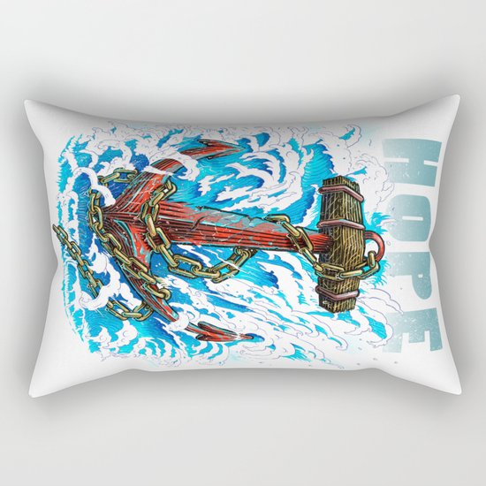 Hope is my Anchor Rectangular Pillow