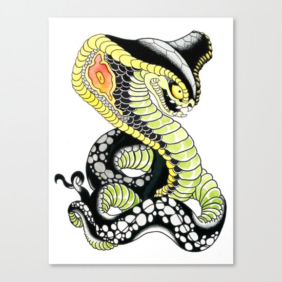 Cobra Snake Canvas Print