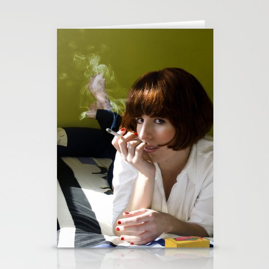Mia, Pulp Fiction Stationery Cards
