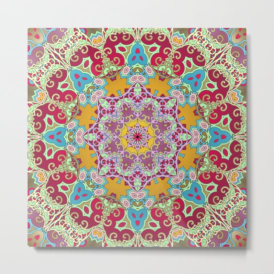 Mix&Match Indian Summer 01 Metal Print