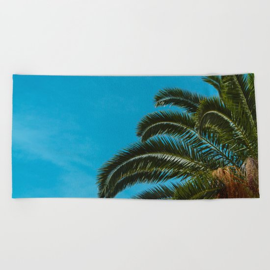 Tropical landscape Beach Towel