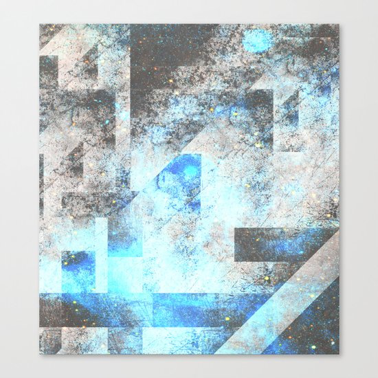 Blue Topaz NebulÆ Canvas Print