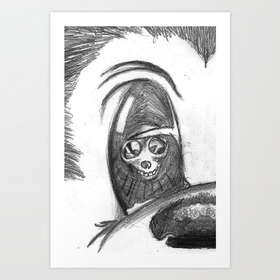 mick-eye. Art Print