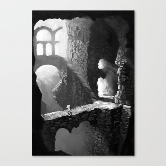 Delve Canvas Print