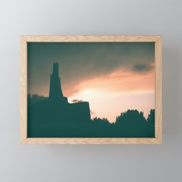 Canadian Museum for Human Rights Sunset Framed Mini Art Print
