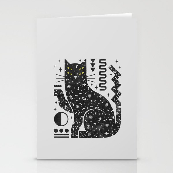 Magic Cat Stationery Cards