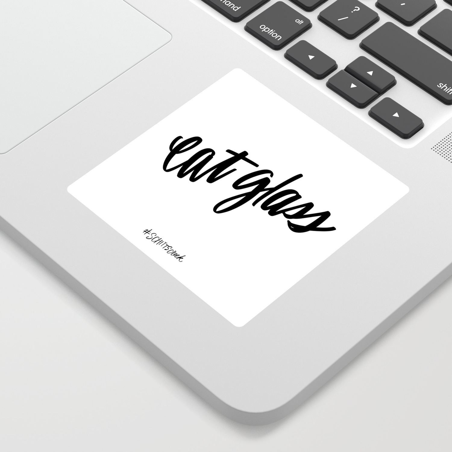 Eat Glass Schitt S Creek Quote Sticker By Writerlulu Society6