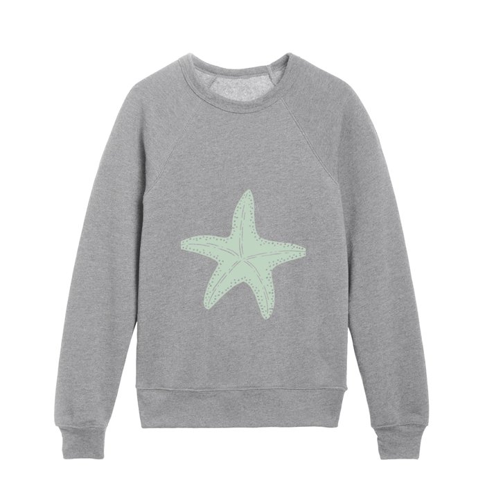 Minty green Starfish Kids Crewneck