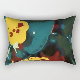 Floral - contemporary abstract  Rectangular Pillow