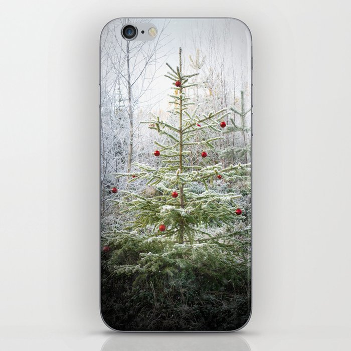 Christmas tree iPhone Skin