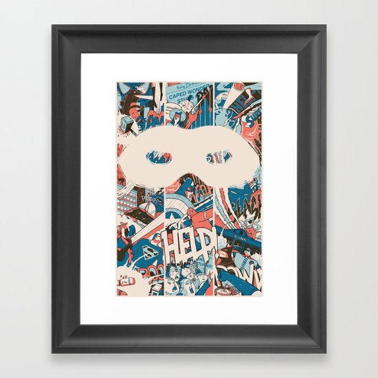 Save us. Framed Art Print
