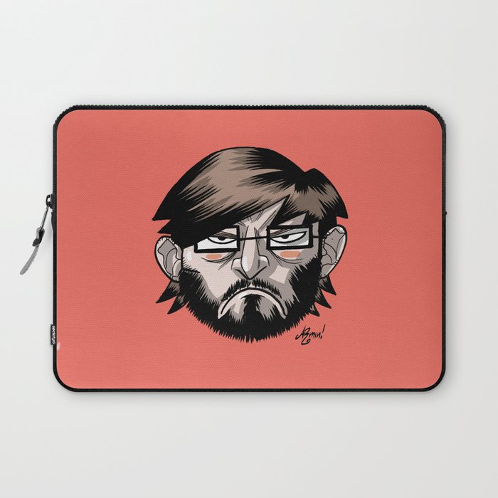 Armin's Faces - 003 - angry Laptop Sleeve