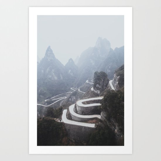 Tianmen Mountain II Art Print