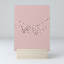 Blush Pinky Mini Art Print