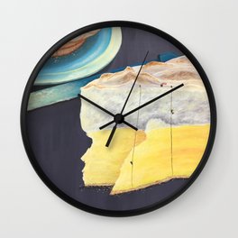 Keep "Hanging" In There Wall Clock