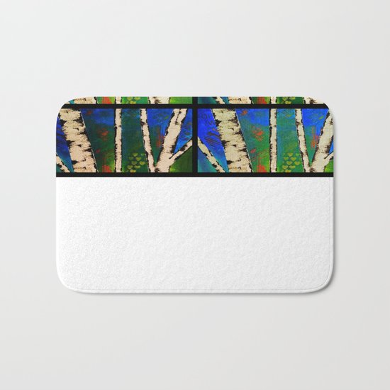 Blue Birch Bath Mat