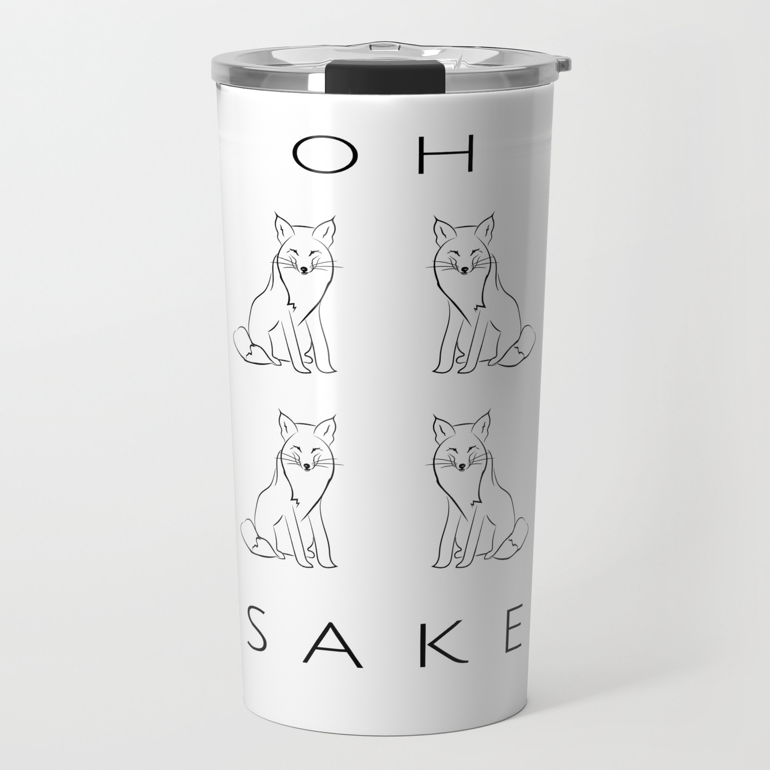 Oh Four Fox Sake Black And White Sayings And Phrases Travel