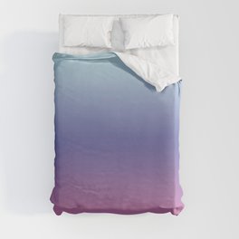BLUE & PINK OMBRE PATTERN Duvet Cover
