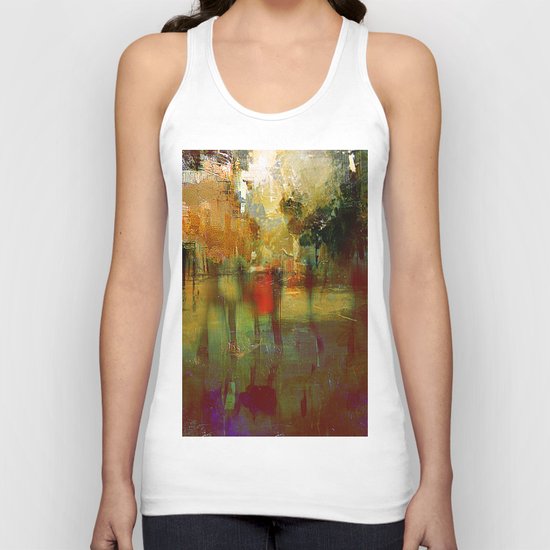 Melancholic walk Unisex Tank Top