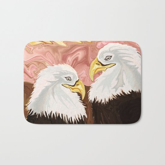 Freedom's Princess Bald Eagles Bath Mat