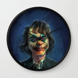 Nothing But A Comedy Wall Clock | Watercolor, Geek, Oil, Joker, Digital, Painting, Clown 
