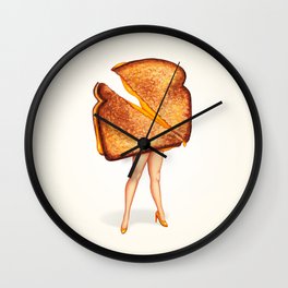 Grilled Cheese Sandwich Pin-Up Wall Clock